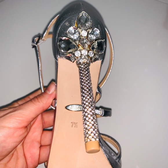 Badgley Mishka - crystal embellished heels - Picture 8 of 8